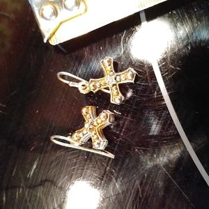 Cross earrings